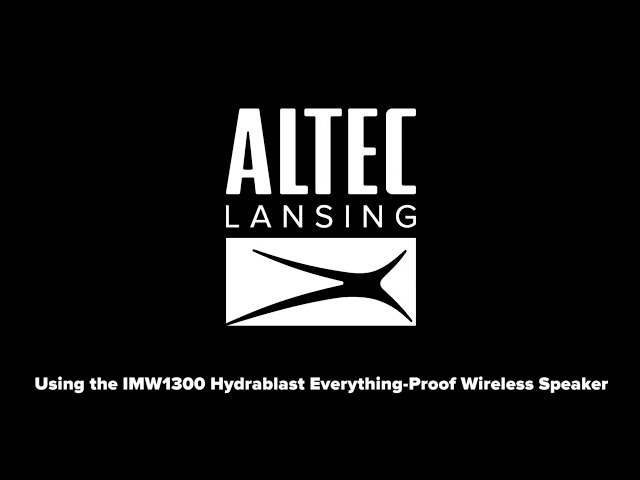 NEW! ALTEC LANSING HYDRABLAST BLUETOOTH EVERYTHING PROOF Speaker in Speakers, Headsets & Mics in City of Toronto