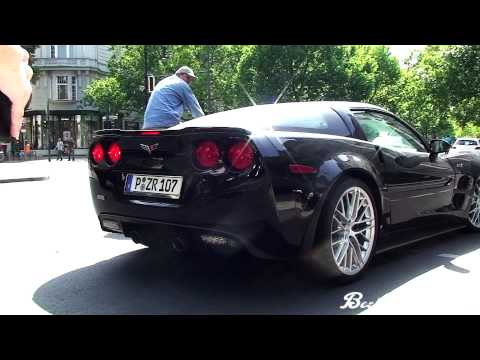 CHEVROLET CORVETTE C6 ZR1 - REVS AND HARD ACCELERATION