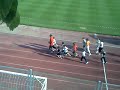 Un entrenamiento de benjamines en el Polideportivo de Arroyo de la Miel, Benalmádena, Málaga