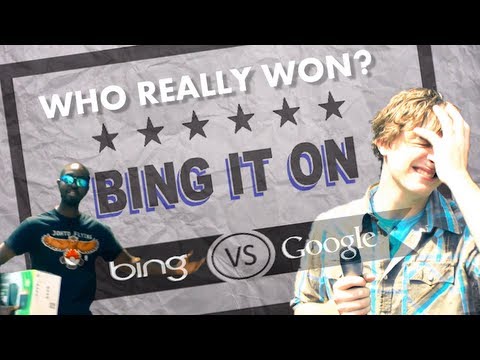how to take the bing vs google challenge