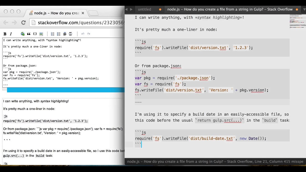 Video of how it works
