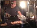 roast meat with flagstone