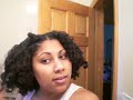 Half a bantu knot video...