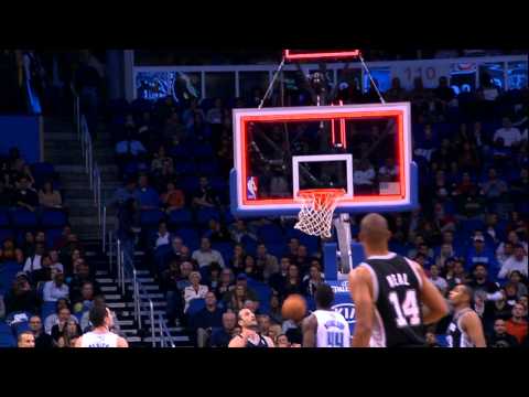 Tim Duncan Drains to Beat the Halftime Buzzer