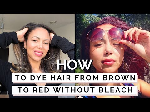 How To Dye Dyed Black Hair Red With Pictures Videos Answermeup