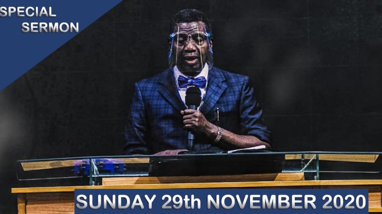 RCCG Live Sunday Service 29 November 2020 by Pastor E. A. Adeboye - Livestream