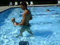 Oliver & Steve swimming Oliver & Steve swimming
