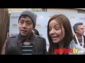 SAMANTHA DROKE and ALLEN EVANGELISTA Interview at VARIETY'S 3rd Annual POWER OF YOUTH Event