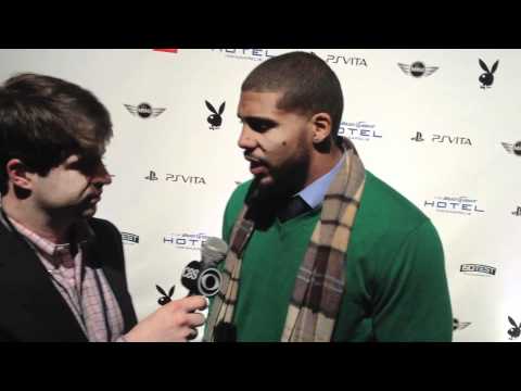 Arian Foster at the Playboy Party Video