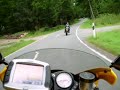 Maarten op BMW R 1100 S in Sauerland