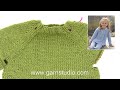 Click to View : DOS AGUJAS: Jersey tejido en circular del cuello hacia abajo, Garnstudio