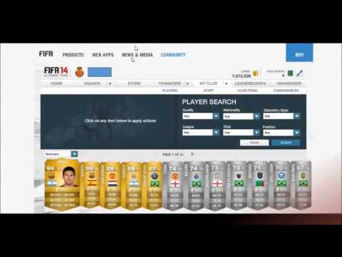 how to hack fifa 14 web app