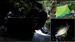 奥多摩・梅沢川 ツェルトで一泊、真夏の渓流ソロキャンプ