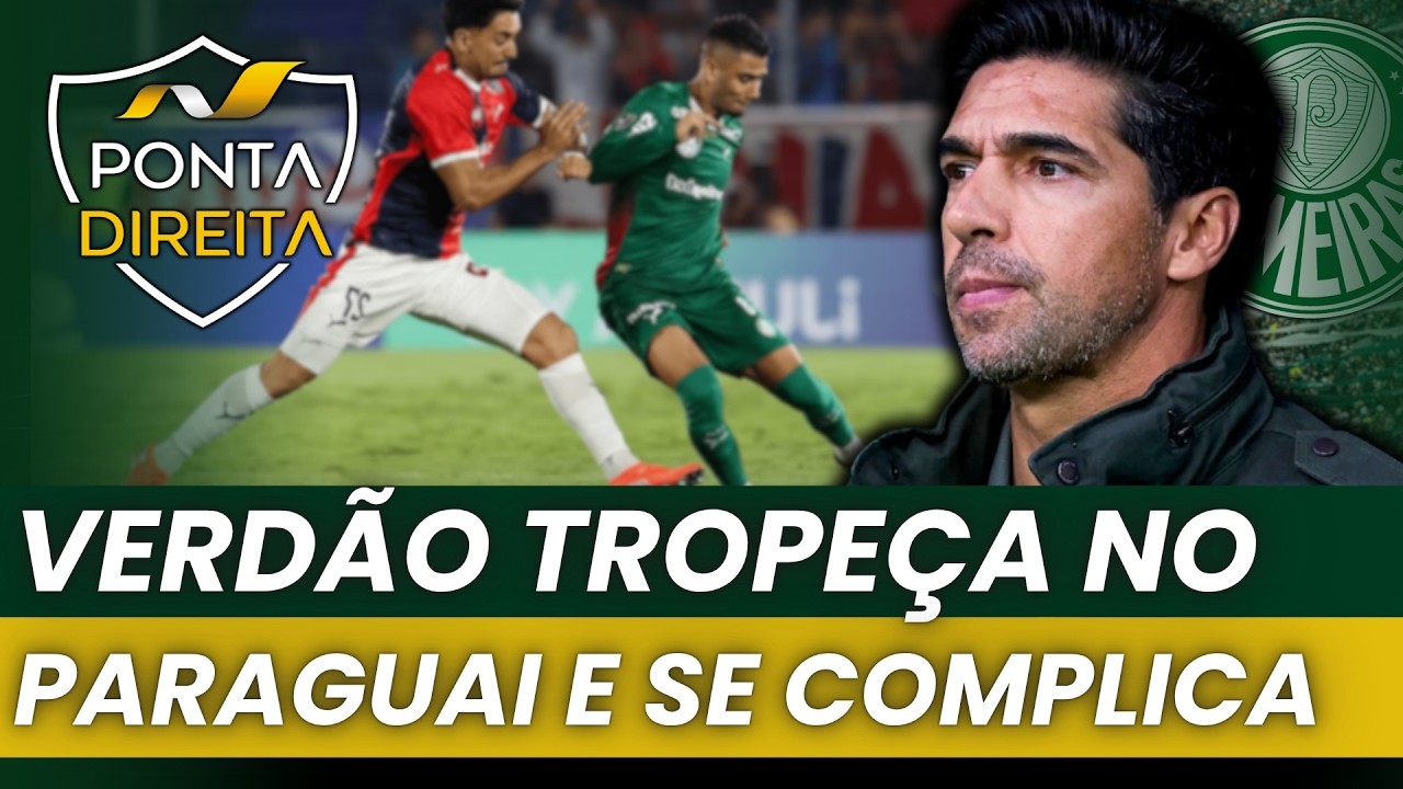 Palmeiras empata com Cerro Porteño e deixa a liderança do grupo na Libertadores