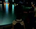 pushing a noobie into the swimming pool