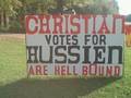 Hussien`s neighbor`s rezko bill ayers wright farrakhan