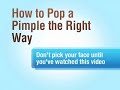 How to  a Pimple on Your Skin the Right Way