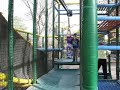 Steven and Hannah play at the Rio Grande Zoo