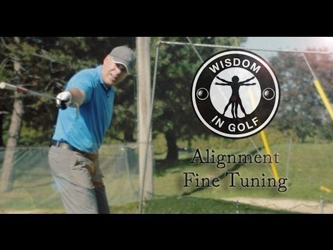 how to properly align yourself for a golf shot