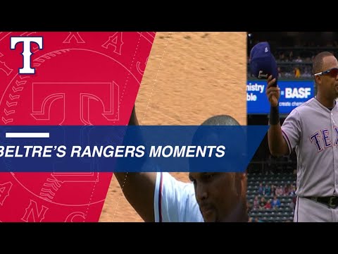 Video: Adrian Beltre's memorable moments with the Rangers