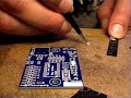 This video shows how I make the JVS-PAC's with SMD components, and a cool clothing iron re-flow process