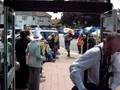Chanting outside Forum