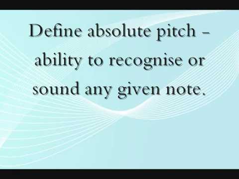 how to define pitch