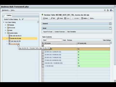 brfplus - CONQAVIS Demo about the use of BRF+ tool integrated with SAP CRM.