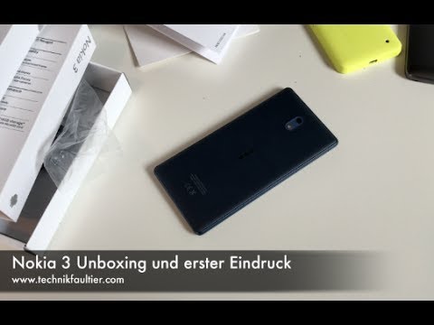 Nokia 3 Unboxing und erster Eindruck