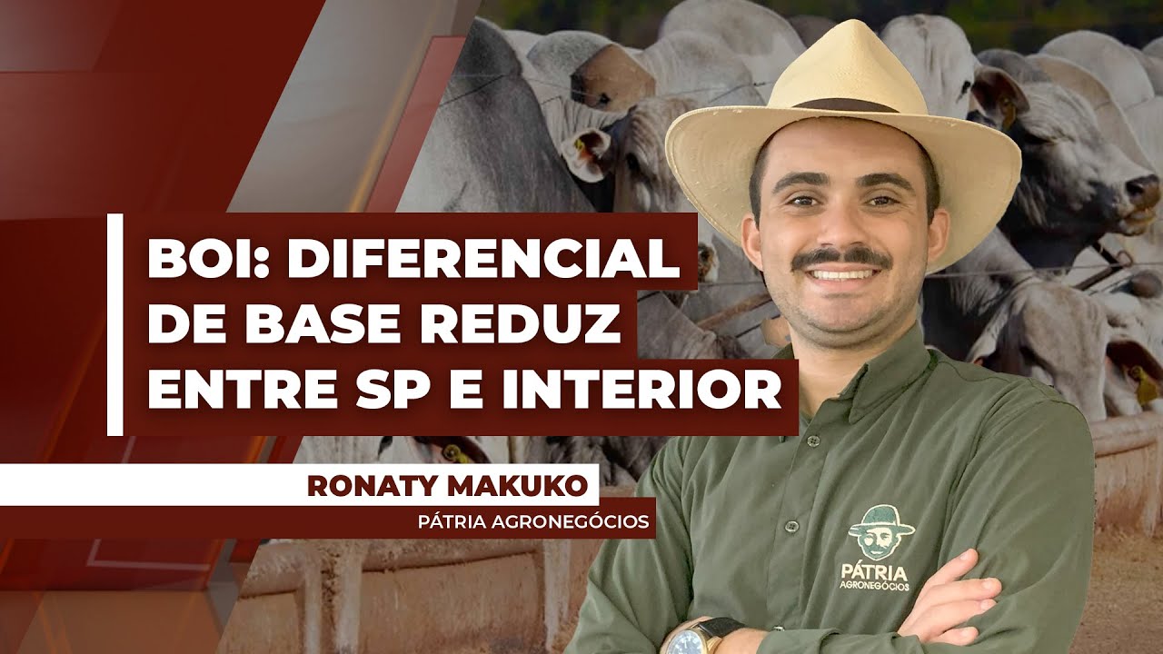 Oferta menor de animais prontos para o abate no interior do Brasil tem feito diferencial de base ...