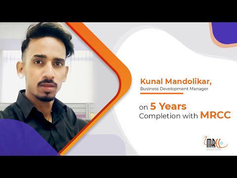 Kunal Mandolikar Celebrates 5th Work Anniversary at MRCC