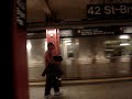 On-Board R46 F Train With R68A B Train @ 42nd Street