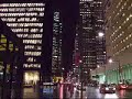 Toronto downtown Financial district at night