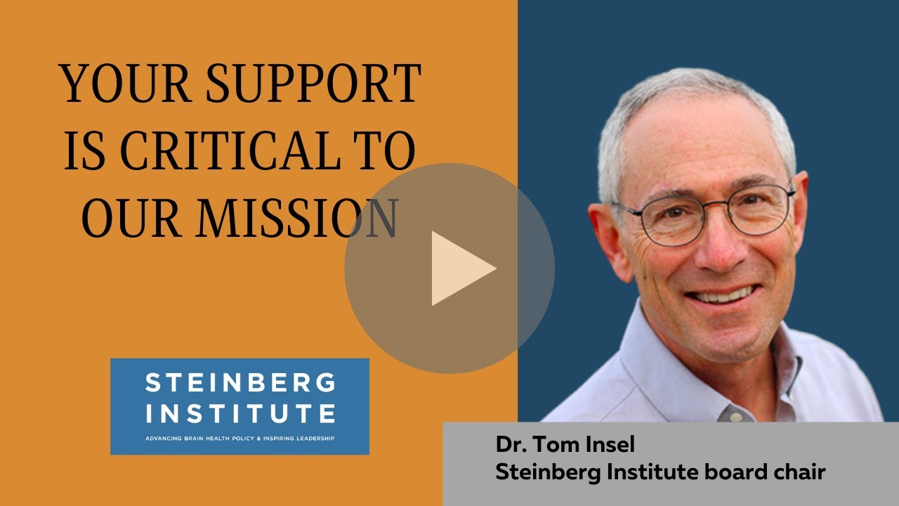 Your donation to the Steinberg Institute will help improve the lives of California's most vulnerable