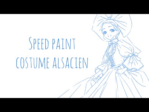 Speed paint do Costume Alsacien