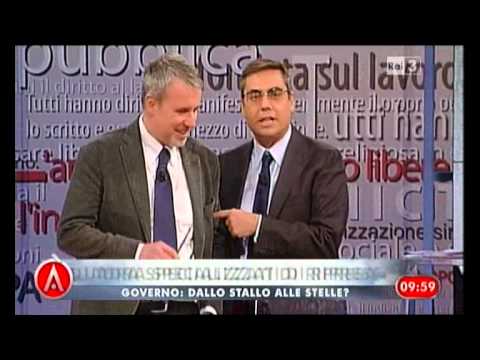 Vianello - Agorà del 1/3/2013 Ultima puntata di Agorà con la conduzione di Andrea Vianello che si dedicherà al ruolo di direttore di Raitre a tempo pieno. Il testimone ...