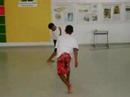 Rafael e Rodrigo na Capoeira