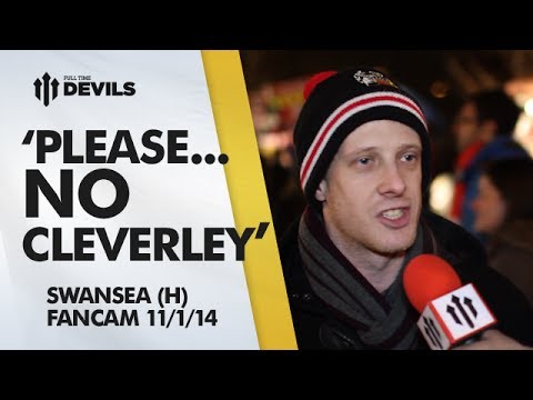 Cleverley: 'Please, NO!!' | Manchester United 2-0 Swansea City | FANCAM