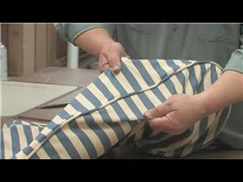 how to repair upholstery seam