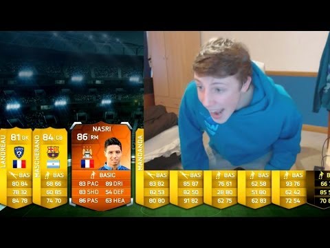 I GOT MOTM F**KING NASRI + INFORM!! - Fifa 14 Ultimate Team