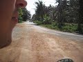 Driving on a scooter on Kho Pha Ngan