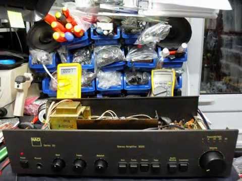how to repair audio amplifier