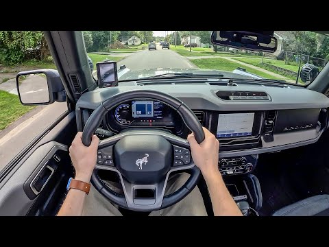 2021 Ford Bronco Big Bend V6 2 Door (Modified) - POV Test Drive (Binaural Audio)