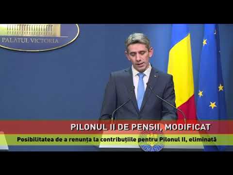 Guvernul operează modificări privind Pilonul II de pensii