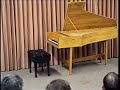 My senior recital (harpsichord) Bach French suite in c minor bwv 813