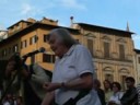 Margherita Hack - lezione in Piazza della Signoria a Firenze