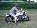 Koos kickstarting the SRX Koos kickstarting the SRX