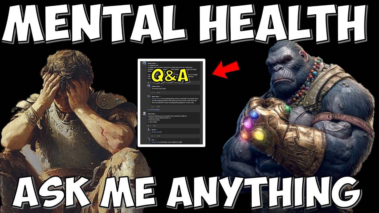 I Answer 20+ Questions On Male Mental Health (Anxiety, Confidence, Procrastination, Depression etc.)