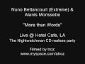 nuno bettencourt(extreme) invites alanis morissette to play with him the classic extreme song 