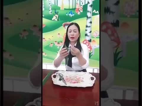 Cô Trần Thị Phương Thảo - Hướng dẫn làm con cào cào bằng lá dừa